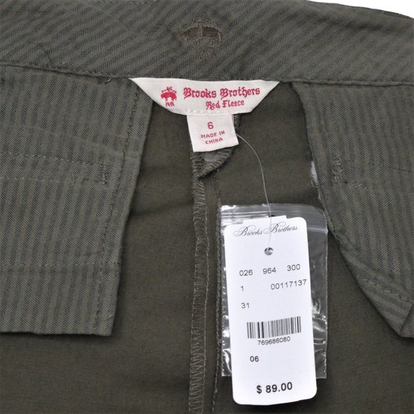 Brooks Brothers Olive Green Chino Women's Pants Size 6 - Picture 8 of 9